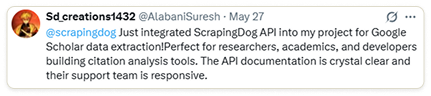 client testimonial